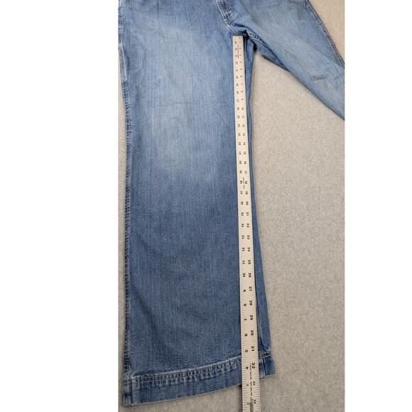 Eddie Bauer Mens Carpenter Pants Blue Jeans 40 x 34 Tall 100% Cotton Baggy Work - Picture 13 of 13